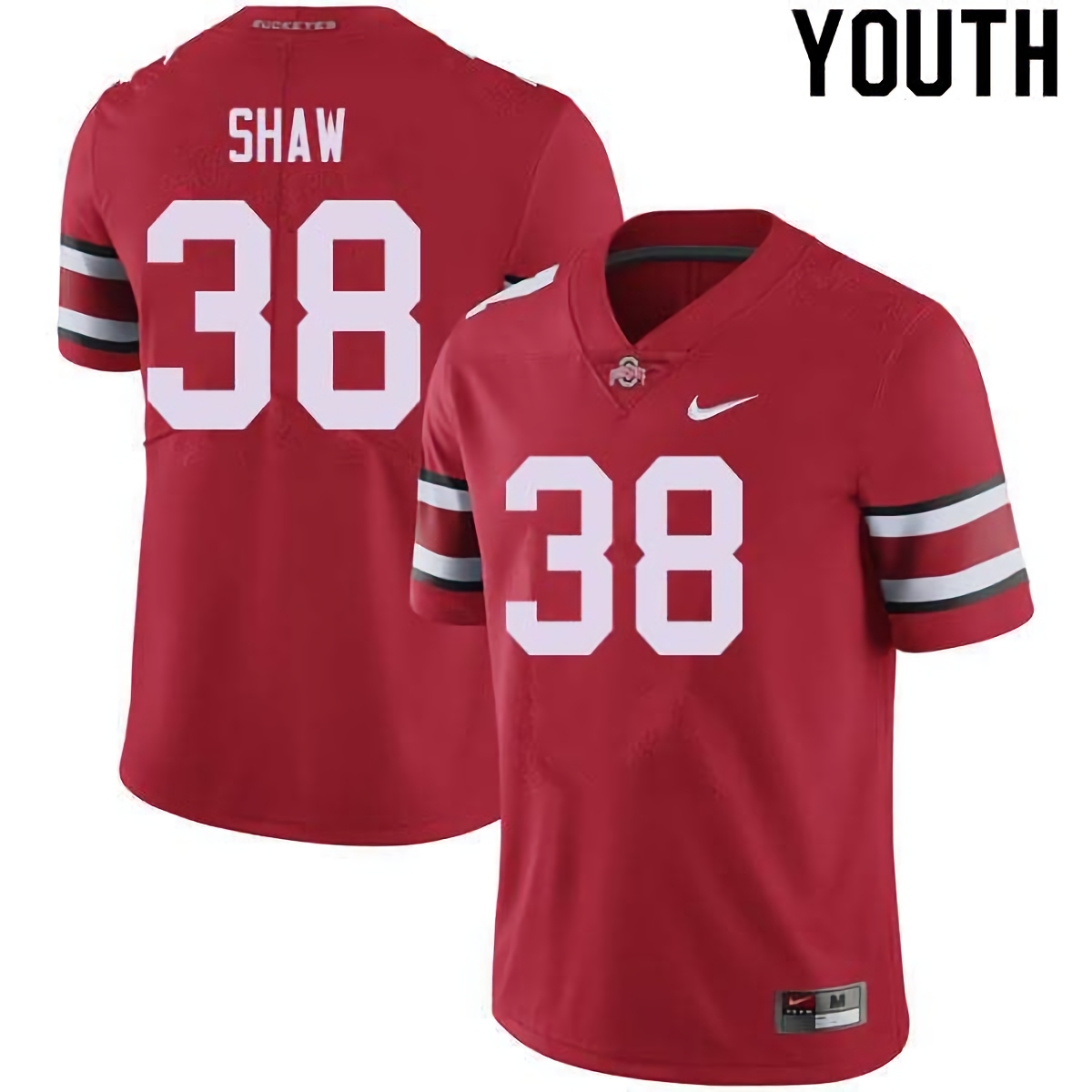 Bryson Shaw Ohio State Buckeyes Youth NCAA #38 Nike Red College Stitched Football Jersey WDB5256CU